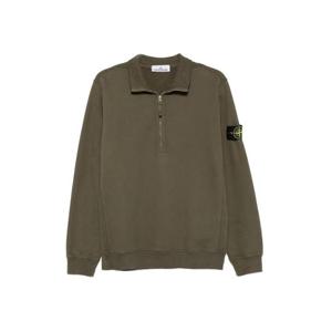 스톤아일랜드 6100028 하프 지퍼 패치 로고 스웨터 K2S156100068S0A20