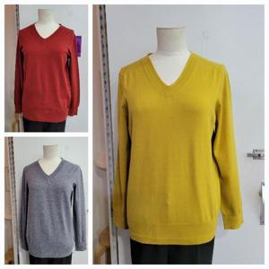 올리비아하슬러 DP01 브이넥 심플 풀오버 OHDWSW902