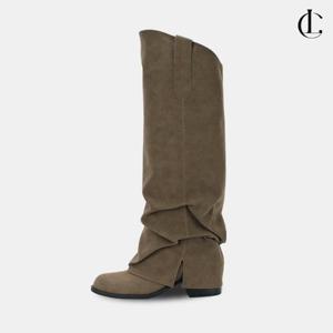 엘케이트 여자 스웨이드 롱부츠 키높이 부츠 LNIN009