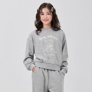 [오션스카이]여아 밍크 기모 일러스트 맨투맨 티셔츠-EFJG5188D0B