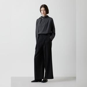 [쥬크]울 블랜디드 투턱 와이드 팬츠 (Z254MSA009)