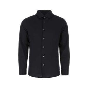 25FW 엠프리오 아르마니 Poplin 셔츠 with straight point collar 8N1CG11JUVZ0920 TP563537799