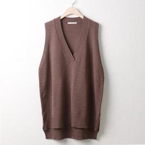 빅사이즈 502 브이베이직니트조끼 DRMW120