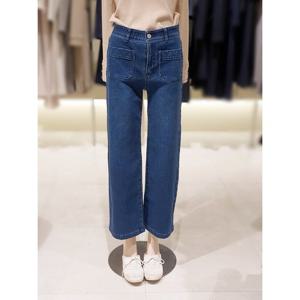 [숲]약기모앞포켓와이드청바지  SBADP311