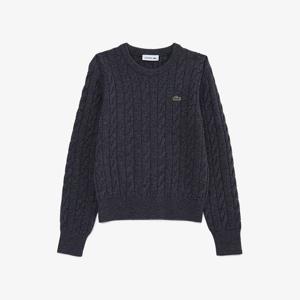 [라코스테공식] 여성 케이블 크루넥 스웨터 AF083E-55N 050