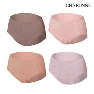 [4종] 샤론느 올데이 안심플러스 보정팬티 4장 세트 (국내생산 요실금 위생팬티 대용량 흡수 샘방지 방수)