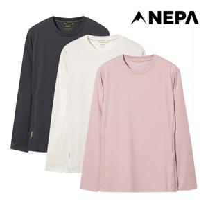 [택가69,000원] 네파 여성 패스파인더 로고 긴팔 티셔츠 7L65301