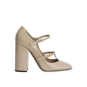 돌체앤가바나 DG 버클 장식 레더 펌프스 CD1960A1471