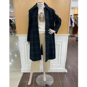 BCBG M백화점 포레스트 체크코트 B5DAH825