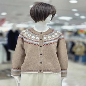 ab.f.z 세이브존09 플라워 라운드 가디건 afhz4y383