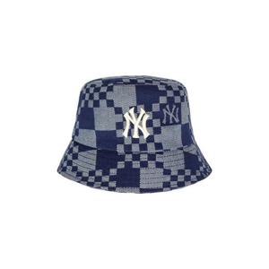 MLB 공용 체커보드 데님 라이크 버킷햇 3AHTCC12N-50NYD