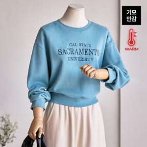 [한정수량] [커스텀에이블] 영문 자수 기모 맨투맨_T2512TS172D