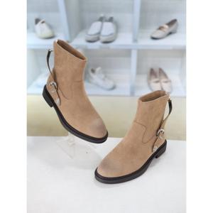 [코디엘루]가죽 스웨이드 기모안감 앵클 부츠 3cm CDSP501005-2