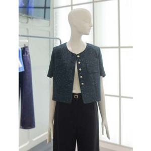 [주크]메탈 라운드 하프 슬리브 자켓(Z253MSF005)