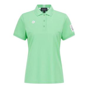 [파리게이츠]521F1TO101-여성 스마일 와펜 포인트 피케 티셔츠-(26년S S)