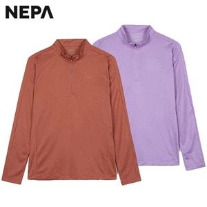 [네파]춘추용 여성 베이직 집업 긴팔 티셔츠 - 7L65401