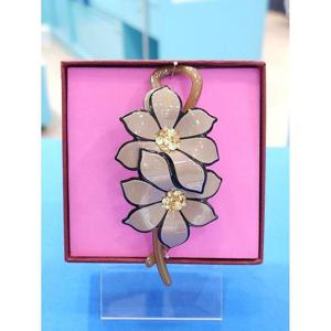 로뎀 세이브존05 프랑스 스와로브스키 플라워 바나나핀(브라운투톤)0 RRDA24020076