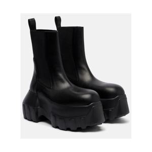 릭오웬스 Beatle Mega Tractor 레더 첼시 부츠 P01149148