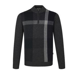 [닥스(셔츠)][25FW] 울100 빅체크 하프집업 DLW1SWZU101-G1