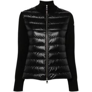 25FW 몽클레어 퀼티드 가디건 9B00014M1131999 BLACK DOM