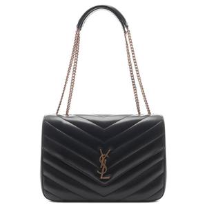 [생로랑]25FW 여성 루루 마틀라세 라지 체인 숄더백 (803541 AAE