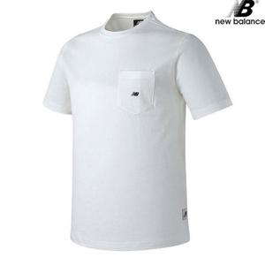 뉴발란스 NBNEA20023-WH 그레이팩 포켓티 스탠다드핏 남녀공용 반팔티 티셔츠