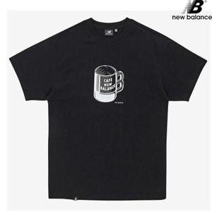 뉴발란스 NBNEC29043-BK 캠핑 일러스트 반팔티 남녀공용 티셔츠