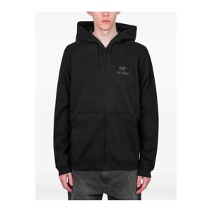 아크테릭스 로고 자수 후드 집업 X000009929BLACK
