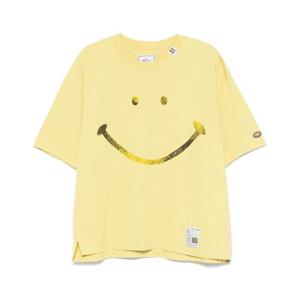 미하라야스히로 스마일 페이스 남성 반팔 티셔츠 J14TS782 YELLOW