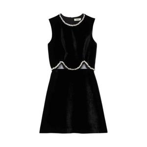 산드로 매릴린 장식 컷아웃 미니 드레스 SFPRO04548