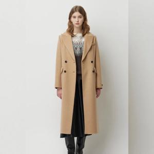 [시슬리] 캐시미어 테일러드 더블 롱 코트 SACT35561