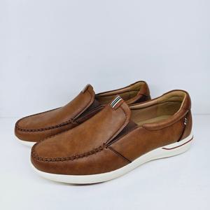 [엘칸토]천연 소가죽 남성 광폭 슬립온 로퍼 LCMC75U339-23_KG