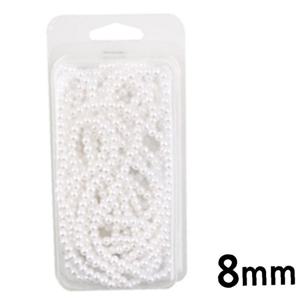 JMds 유니아트 (진주) 3000 칼라 구슬 단색 진주 (흰색) (8mm)