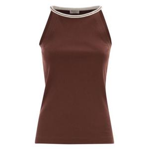 브루넬로 쿠치넬리 폴로 티셔츠 MG902DO320 BORDEAUX