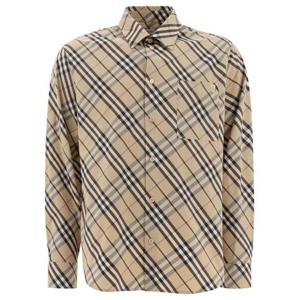 버버리 릴렉스 핏 체크 코튼 셔츠 릴랙스 8105202