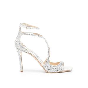 지미추 아지아 크리스털 장식 샌들 95mm  AZIA95SWQ