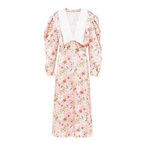 미우미우 플로럴 프린트 사블레 드레스 MF40651YFY