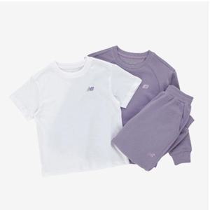 [뉴발란스]뉴발란스 키즈 3PCS 라운드 스웻 셋업 NK9YF3103U-88