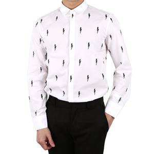 닐바렛 남성 번개 프린팅 셔츠 PBCM1104A