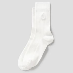 [빈폴] 여성 솔리드 장목 양말 - 화이트 BE61KTM011 022