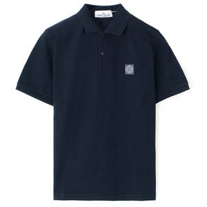 26SS 스톤 워싱 PK반팔 카라티 다크네이비 L1S152200011 S0039 V0020