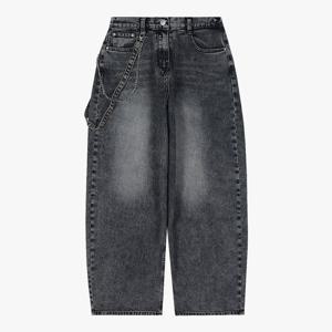 [더데이걸]체인 스트랩 와이드 데님 팬츠 TGTJ26105