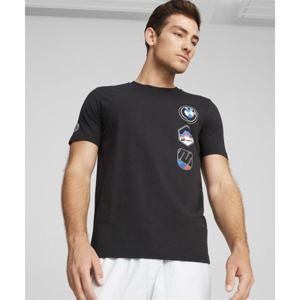푸마 BMW MMS 개러지 크루 그래픽 반소매 티셔츠 - 블랙 625575-01 253304