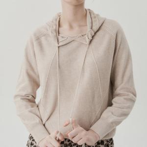 [코인코즈][정가99,000원]코인코즈 후드 스트링 니트_DK4WP661