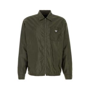 프라다 긴팔 셔츠 SC847SOOO1WQ9 F0Z58 Green