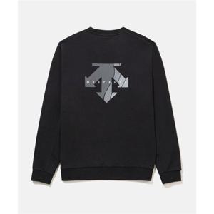 데상트 백그래픽 스포츠테리 맨투맨 블랙(SQ323UHT71) SQ323UHT71_BLK0 278463