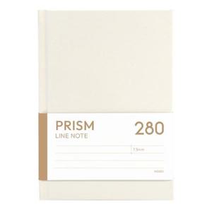 [인디고] 프리즘 280 라인 양장 노트 (B6, 32절) - 크림