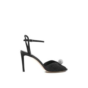 지미추 사코라 글리터 힐 샌들 J000180476