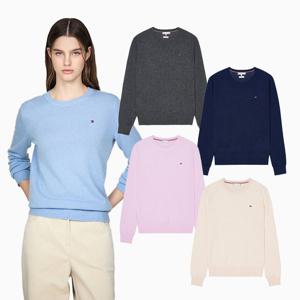 [공식][타미힐피거] 울 캐시미어 크루넥 스웨터 5종 택1 (T22E7KTO601WL1)