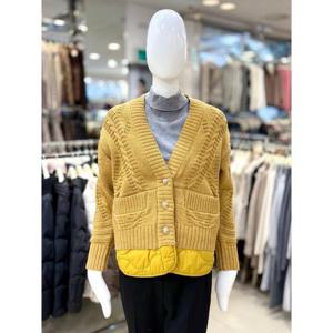 조이너스 누빔 패딩 니트 가디건 JADW0WSC220